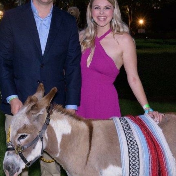 Fuchsia Romper - Picture 1 of 2